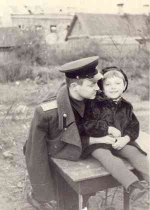 С дочерью Аллой. 1951г.